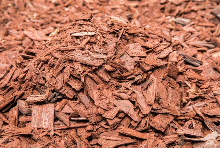 Farbiges Rindenmulch Farbiges Rindenmulch